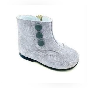 sz 25 AMATI STEPS Isla grey suede leather boots